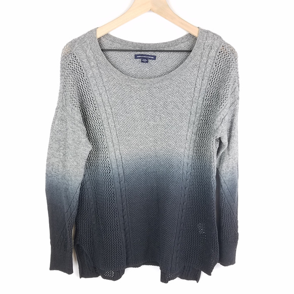 american eagle gray sweater